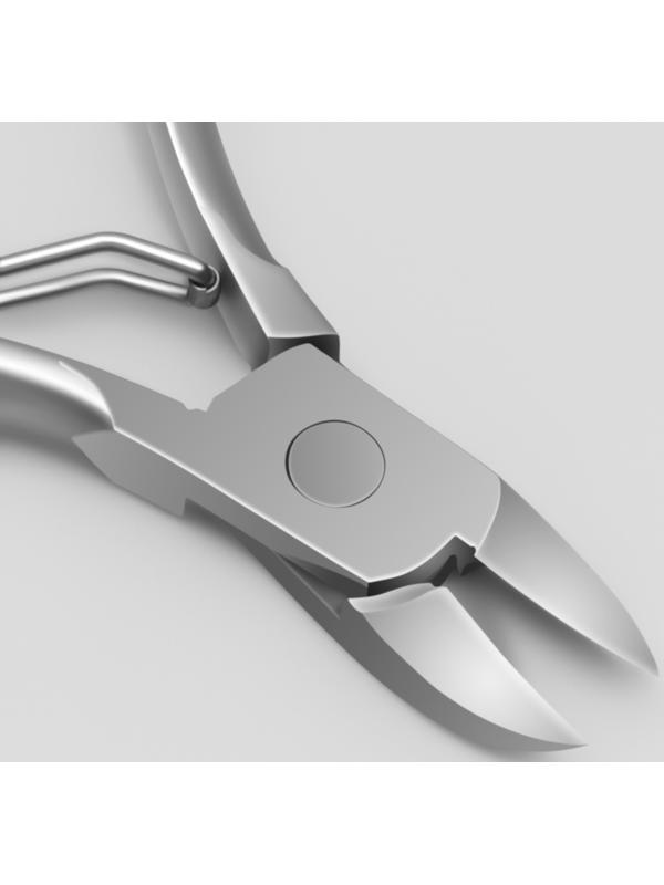 Кусачки педикюрные «Premium», 10,6 см, длина лезвия - 14 мм, на блистере, цвет серебристый