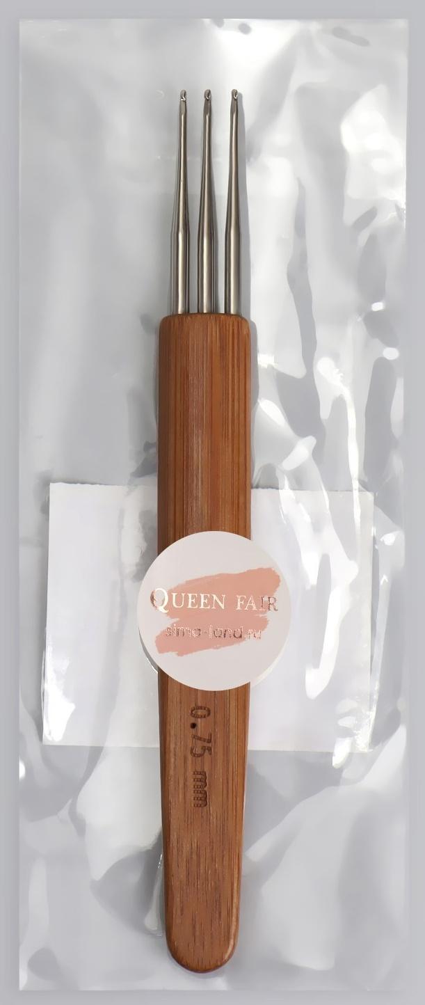 Крючок для мастера, тройной, 0,75 мм, цвет серебристый