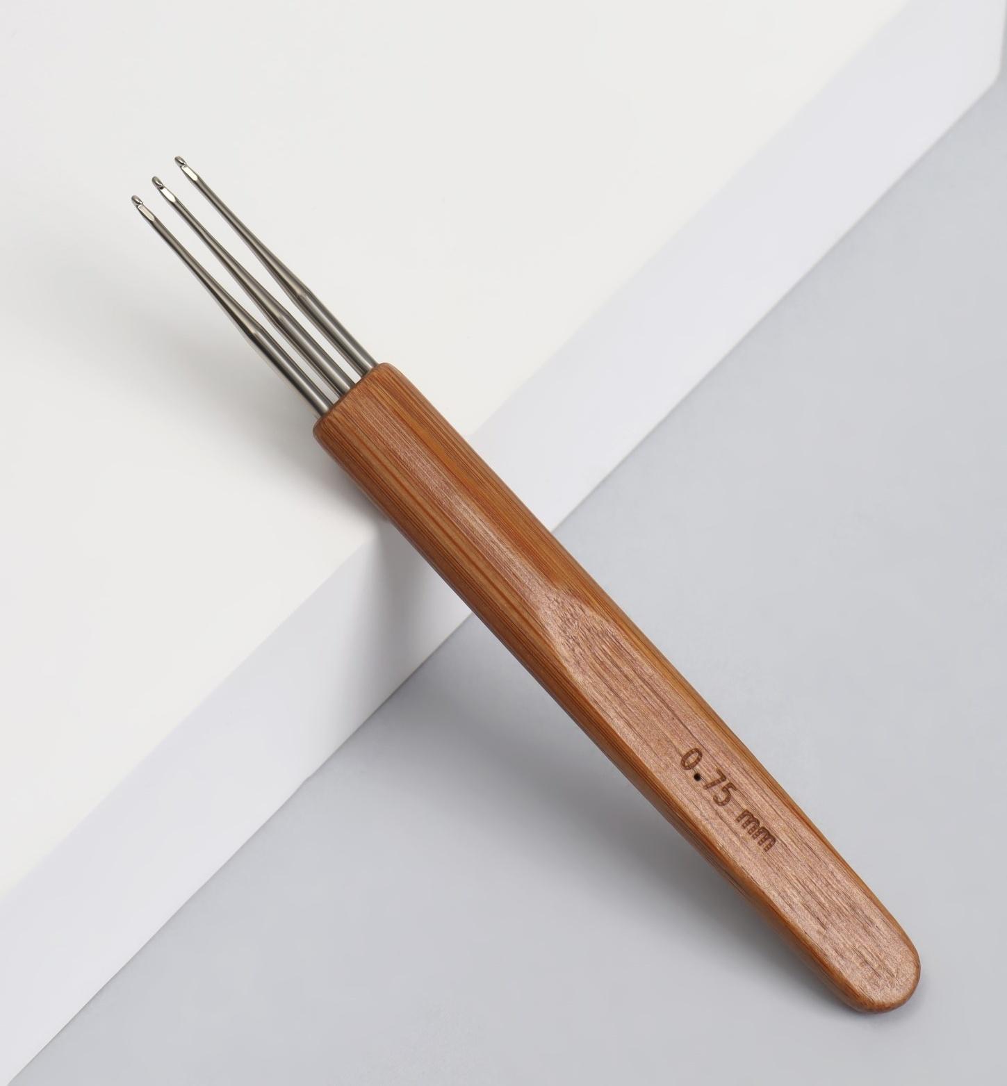 Крючок для мастера, тройной, 0,75 мм, цвет серебристый