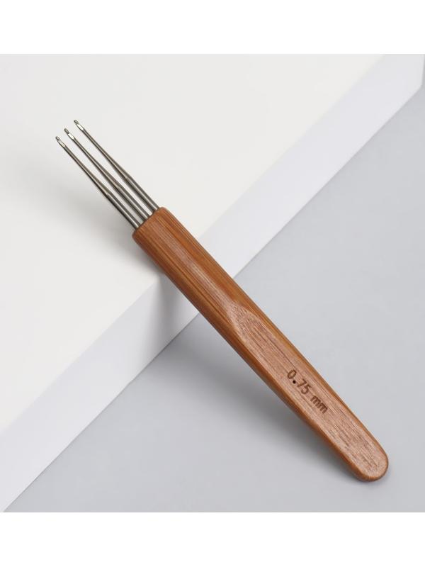 Крючок для мастера, тройной, 0,75 мм, цвет серебристый