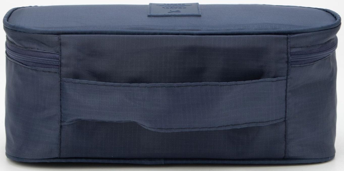 Косметичка на молнии, цвет синий