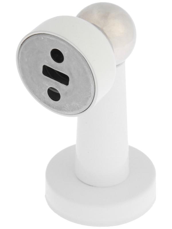 Упор дверной магнитный LOCKLAND, цвет белый