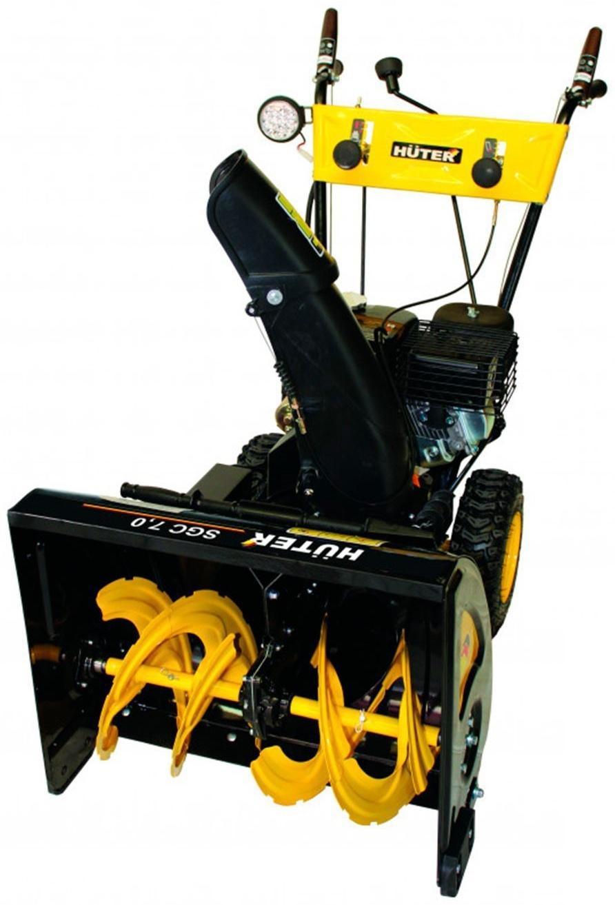 Снегоуборщик Huter SGC 7.0, 7 л.с., самоходный, ск. 5/2, шир./выс. 56/54 см, аккумулятор
