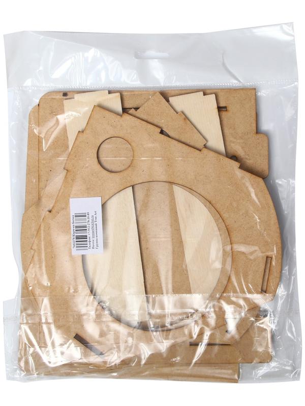 Кормушка-конструктор из ХДФ для птиц «Бочка» своими руками, 18 × 16 × 23 см, Greengo