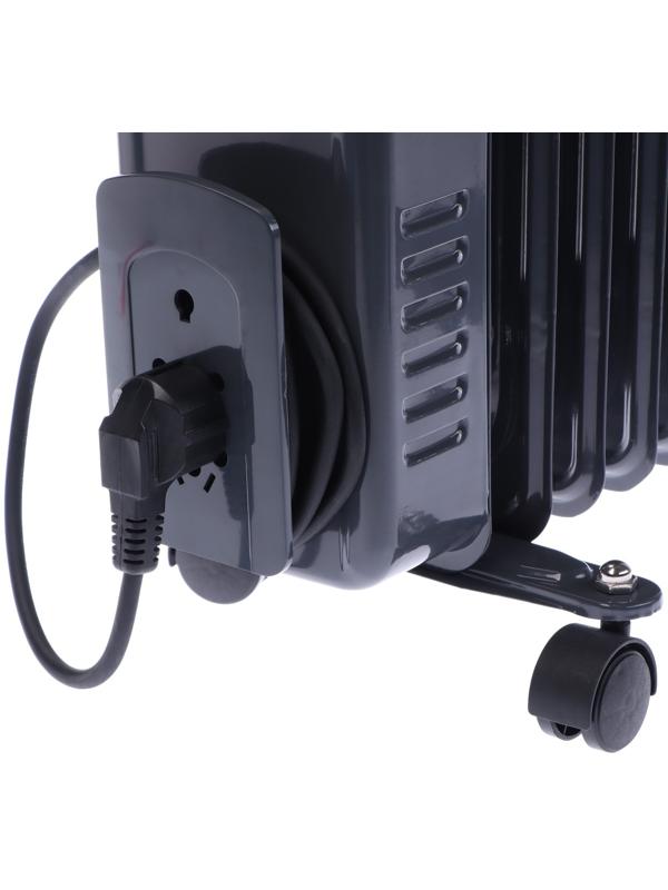 Обогреватель ENGY EN-2409 Loft, масляный, напольный, 2000 Вт, 20 м², черный