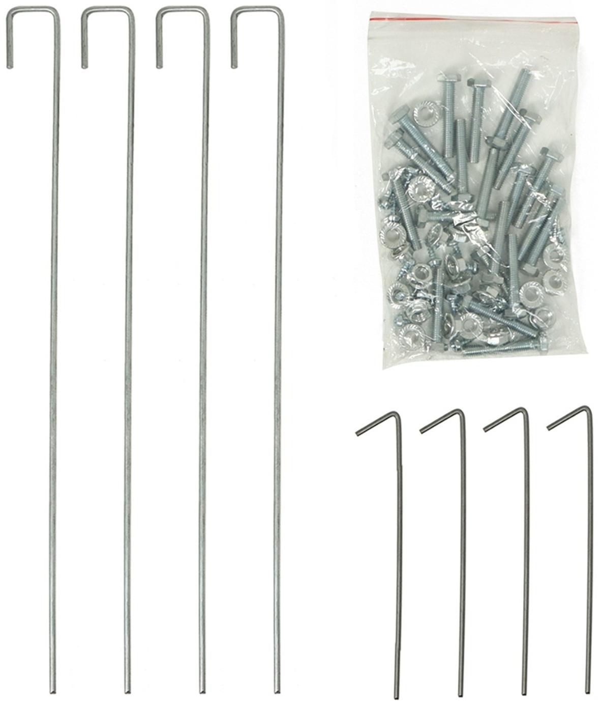 Теплица с оцинкованным каркасом, армированная плёнка, 2.5 × 2.45 × 2.1 м, с дверью и форточкой, профиль 25 × 25 мм