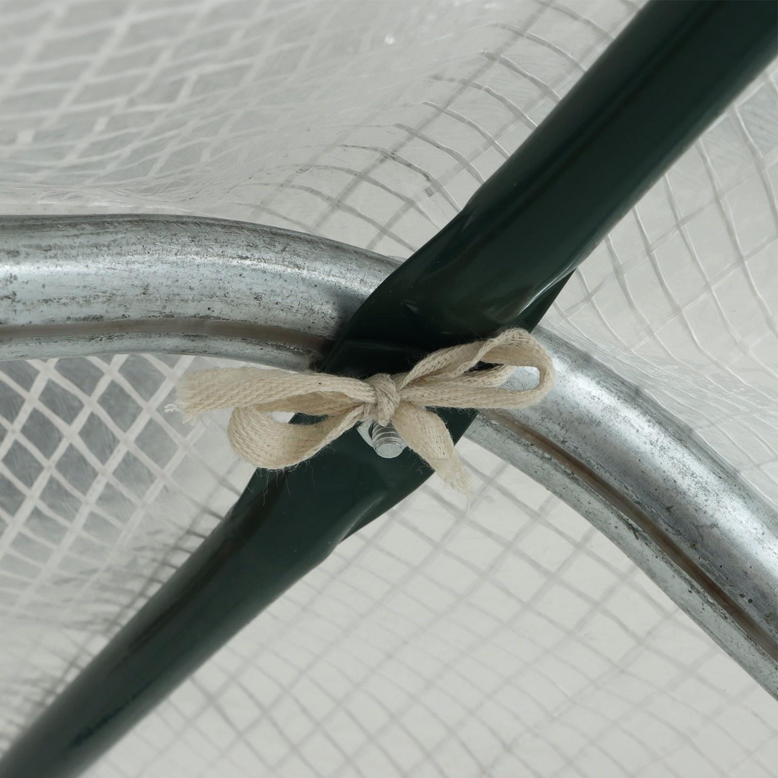 Теплица с оцинкованным каркасом, армированная плёнка, 2.5 × 2.45 × 2.1 м, с дверью и форточкой, профиль 25 × 25 мм