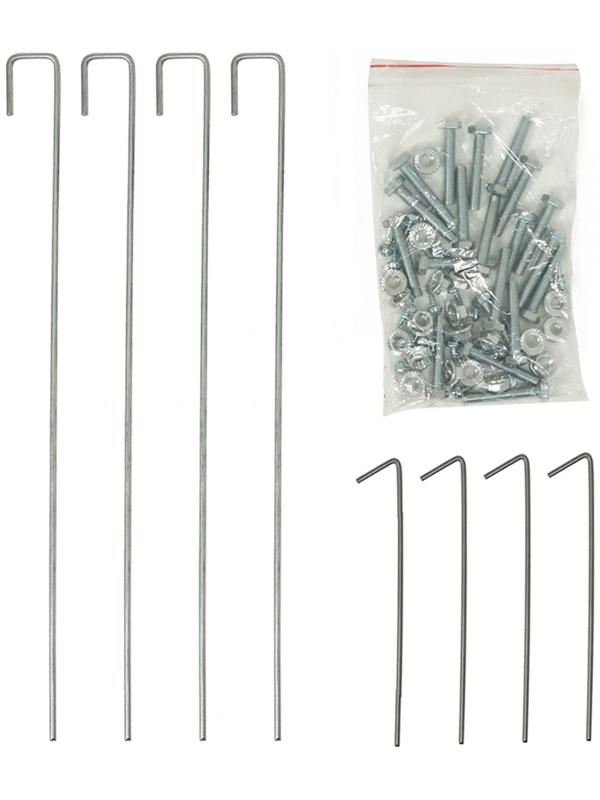 Теплица с оцинкованным каркасом, армированная плёнка, 2.5 × 2.45 × 2.1 м, с дверью и форточкой, профиль 25 × 25 мм