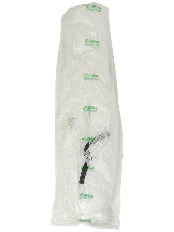 Теплица с оцинкованным каркасом, 6.1 × 2.45 × 2.1 м, садовая, с дверью и форточкой, профиль 25 × 25 мм, армированная плёнка