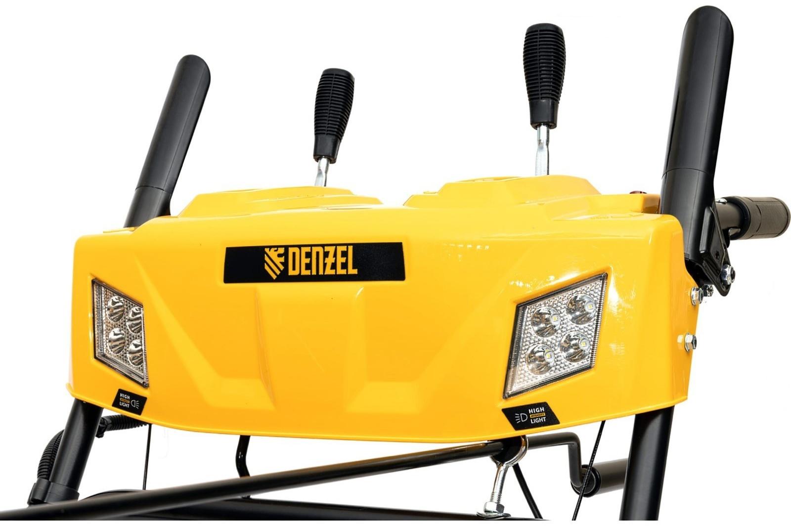 Снегоуборщик Denzel SBM 610S PRO, 4Т, 7 л.с., скорости 6/2, эл.старт, фара, обогрев ручек