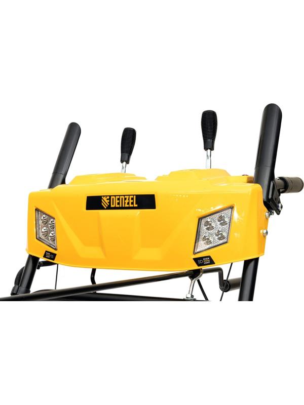 Снегоуборщик Denzel SBM 610S PRO, 4Т, 7 л.с., скорости 6/2, эл.старт, фара, обогрев ручек