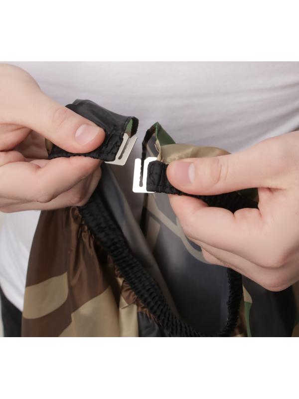 Пеньюар парикмахерский, с крючком, цвет хаки