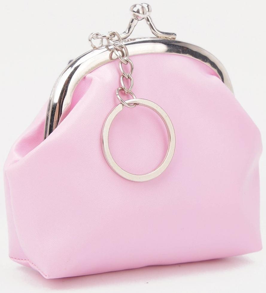 Кошелёк на фермуаре, цвет розовый