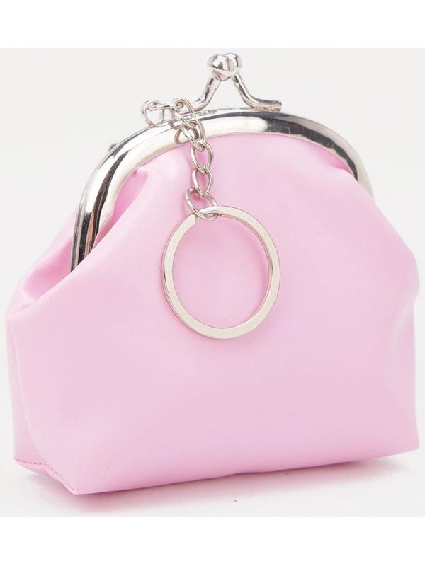 Кошелёк на фермуаре, цвет розовый