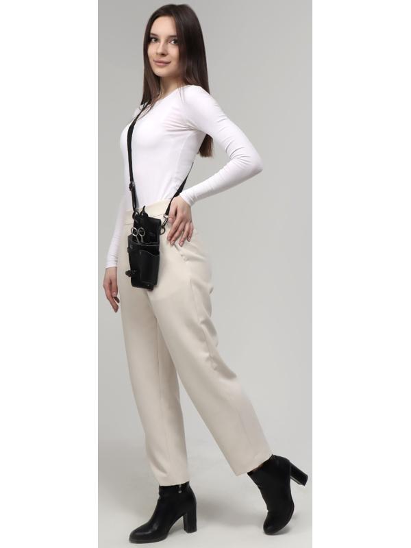 Сумка для мастера, 23 × 12 см, длина ремня 119 см, цвет чёрный