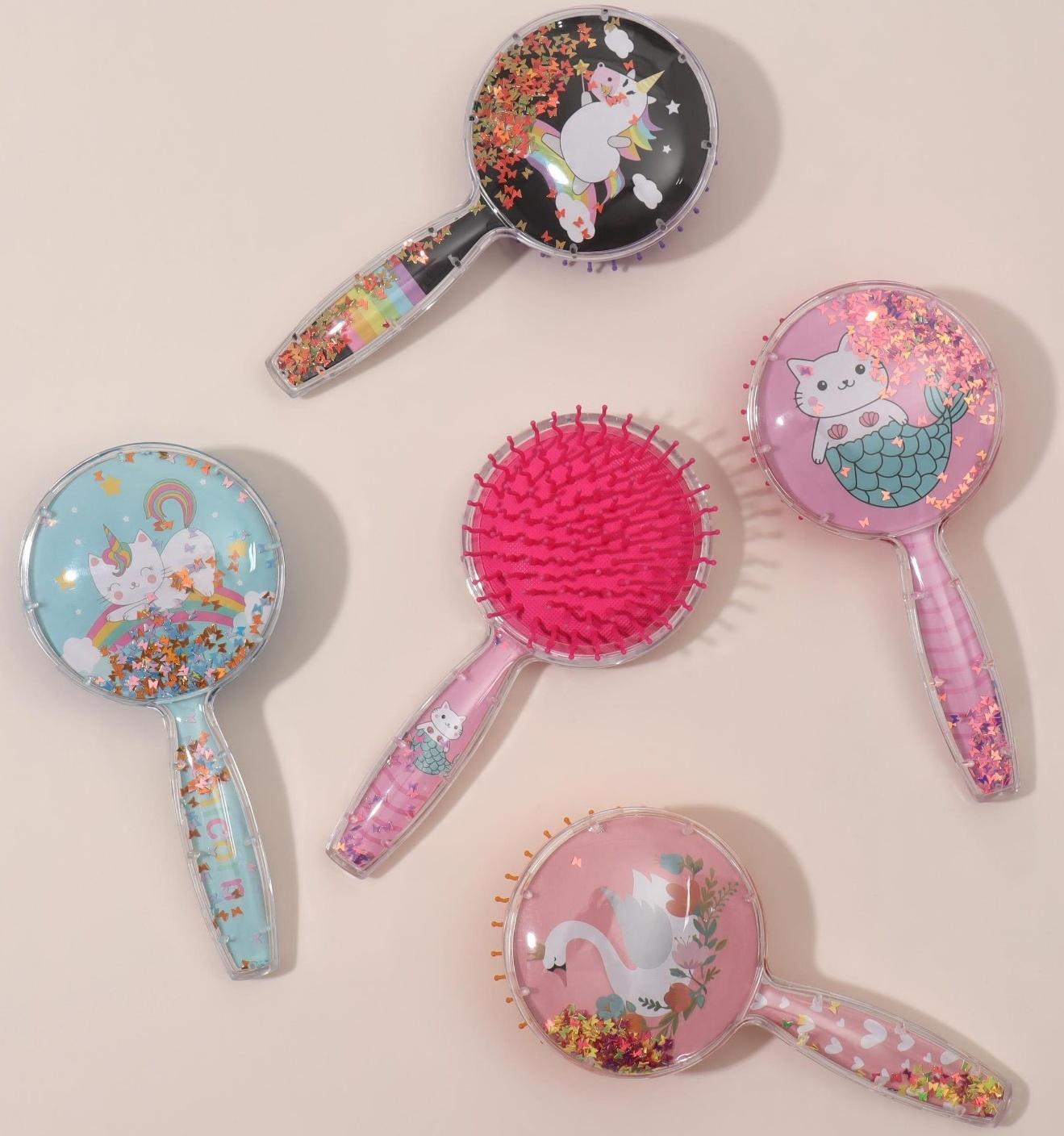 Расчёска-шейкер, 8,5 × 17,7 см, рисунок МИКС