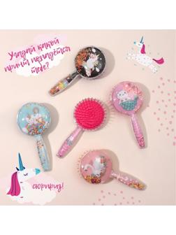 Расчёска-шейкер, 8,5 × 17,7 см, рисунок МИКС