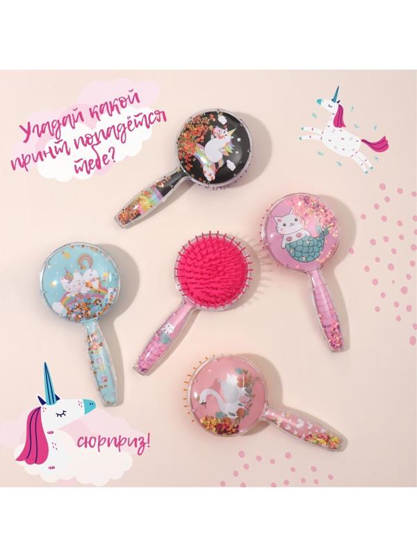 Расчёска-шейкер, 8,5 × 17,7 см, рисунок МИКС