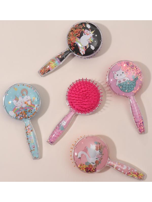 Расчёска-шейкер, 8,5 × 17,7 см, рисунок МИКС