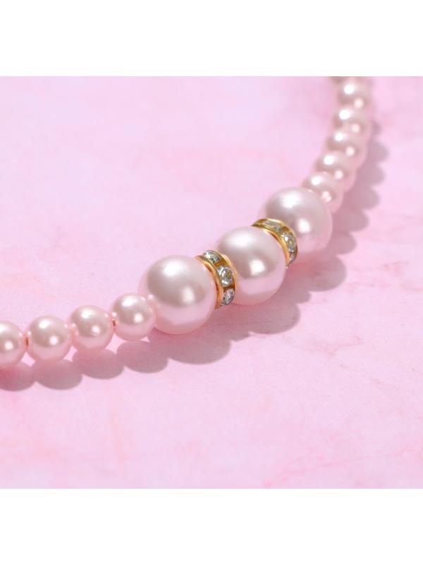 Ободок для волос жемчужный 