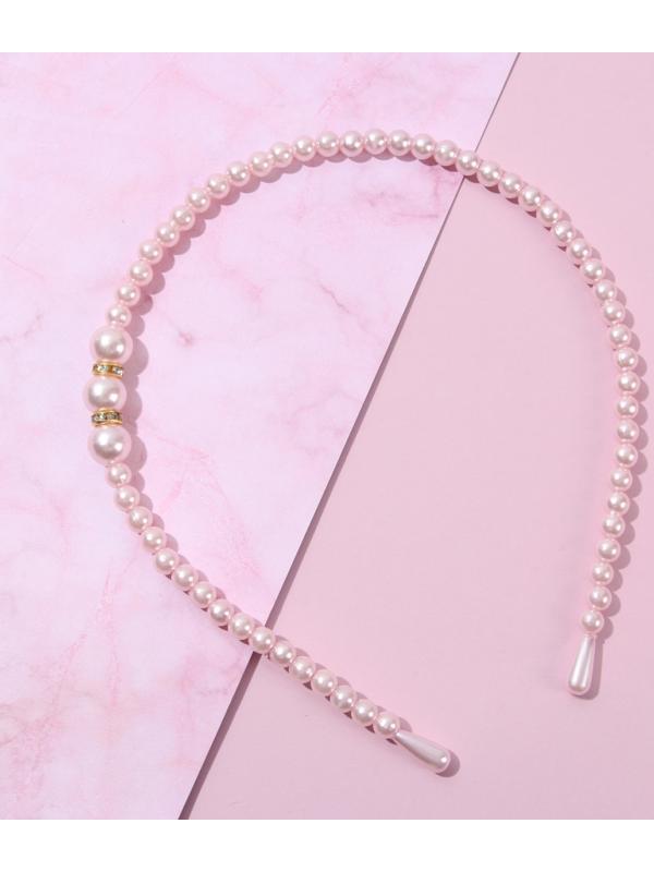 Ободок для волос жемчужный 