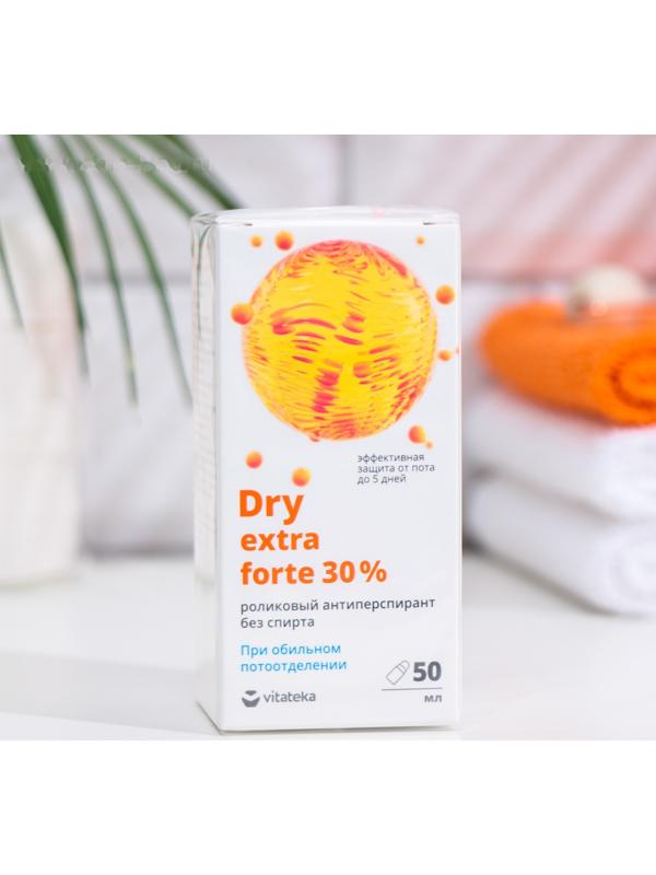 Ролик от обильного потоотделения без спирта Витатека Драй Экстра Форте 30%, 50 мл