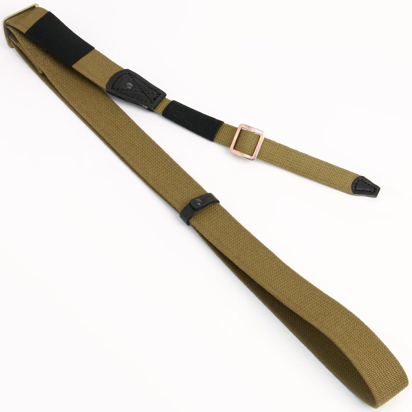 Ремень ружейный, бесшумный, 3.5 см, кожа, стропа