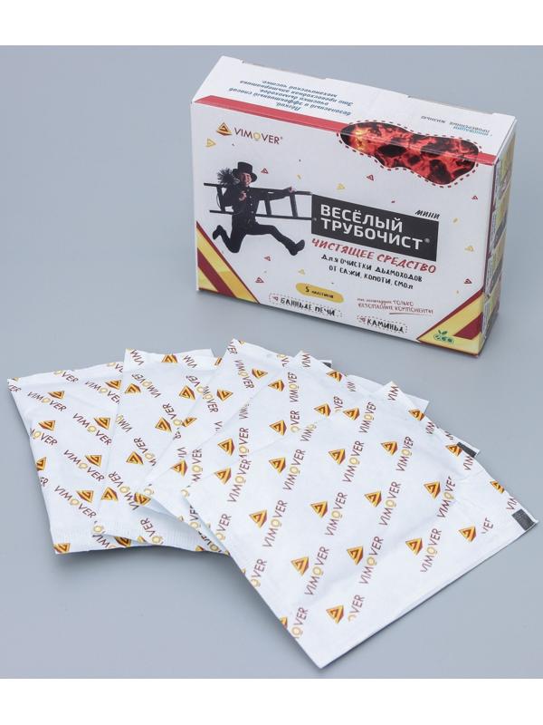 Набор для механической очистки дымыходов «Весёлый трубочист», d ерша=20 см, чистящее средство в комплекте