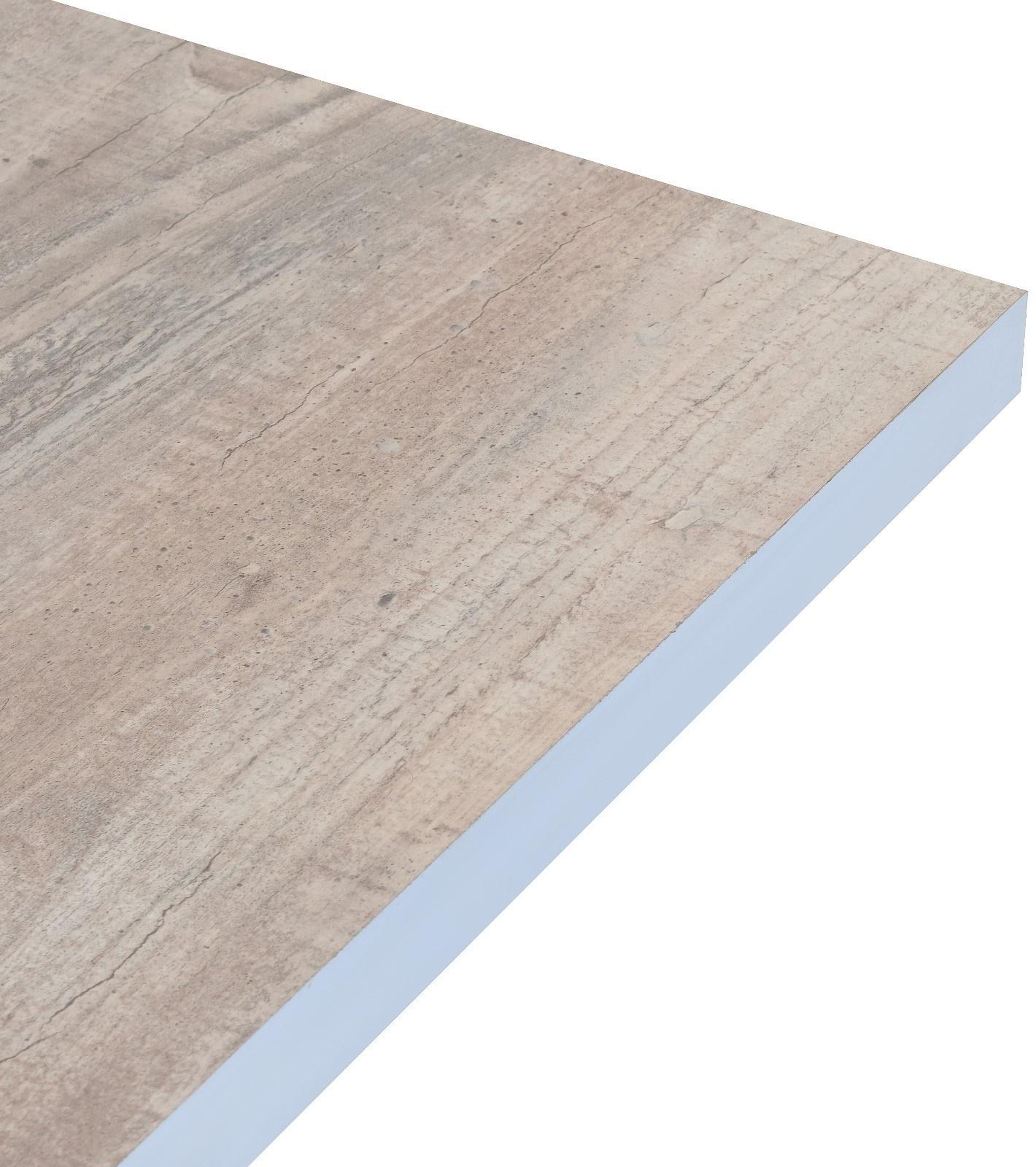 Столешница, 2420х600х38 мм, Бетон Пайн