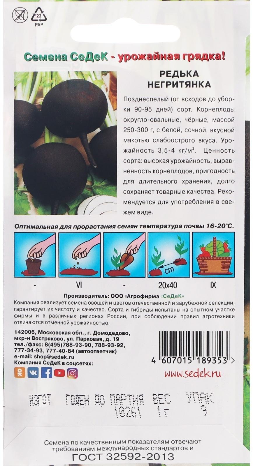 Семена Редька  