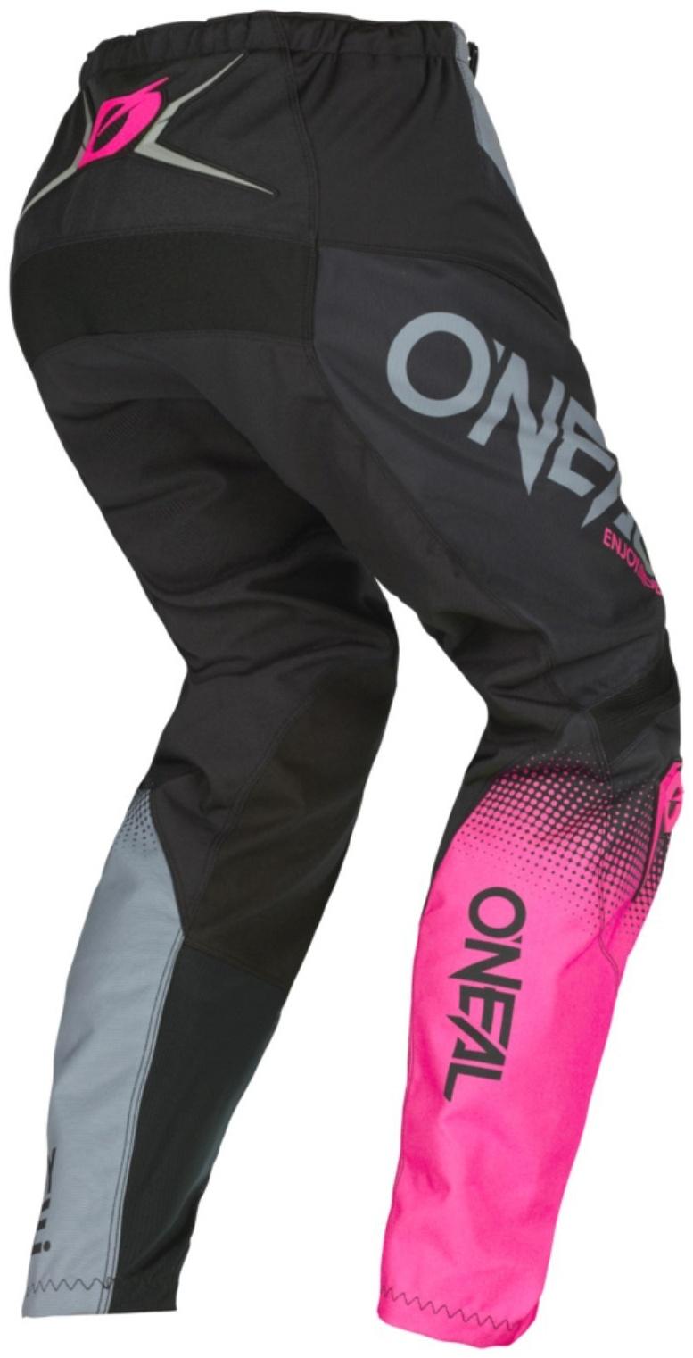 Штаны для мотокросса O'NEAL Element Racewear V.22, женские, размер 44, чёрные, серые