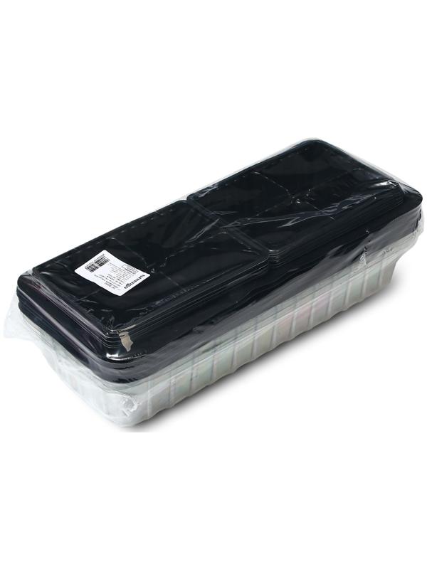 Мини-парник для рассады, 40 × 16 × 13 см, 2 вставки, 8 ячеек, зелёный, Greengo