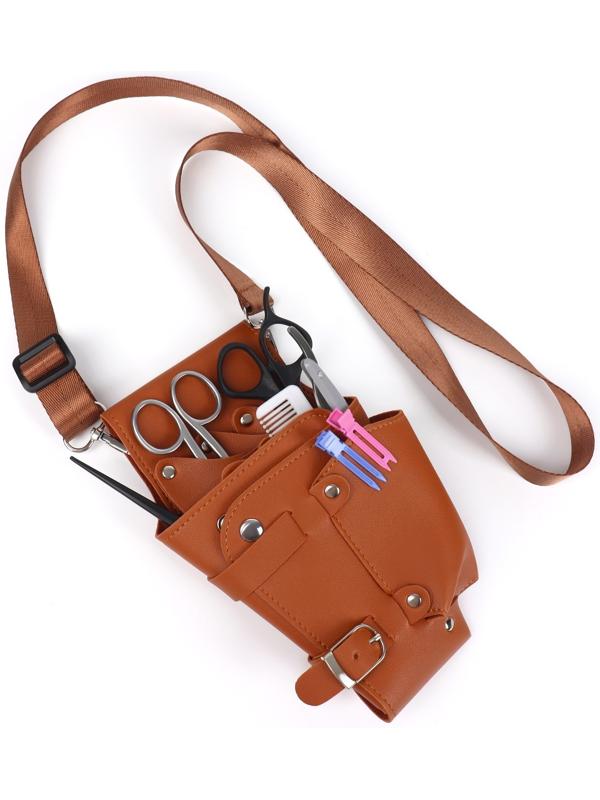 Сумка для мастера, 23 × 13,7 см, длина ремня 117 см, цвет коричневый