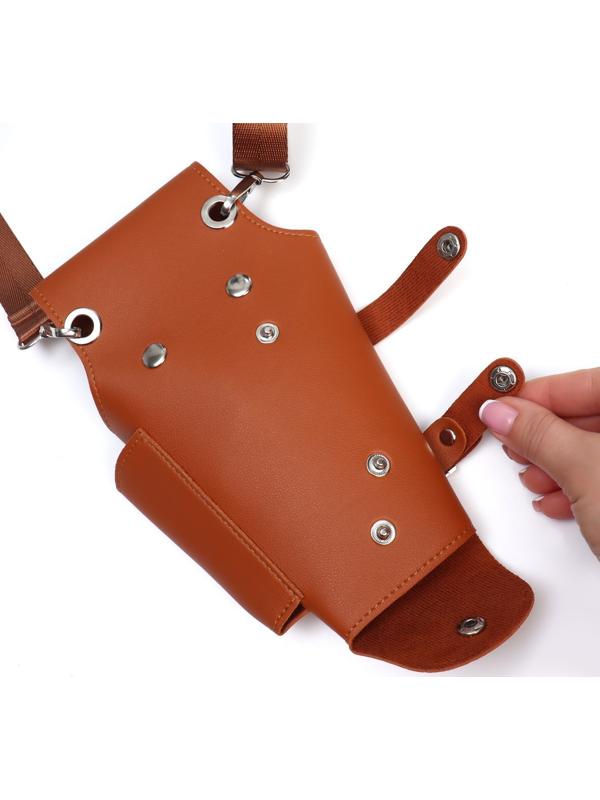 Сумка для мастера, 23 × 13,7 см, длина ремня 117 см, цвет коричневый