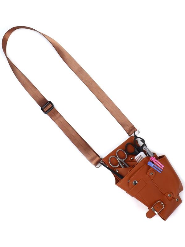 Сумка для мастера, 23 × 13,7 см, длина ремня 117 см, цвет коричневый