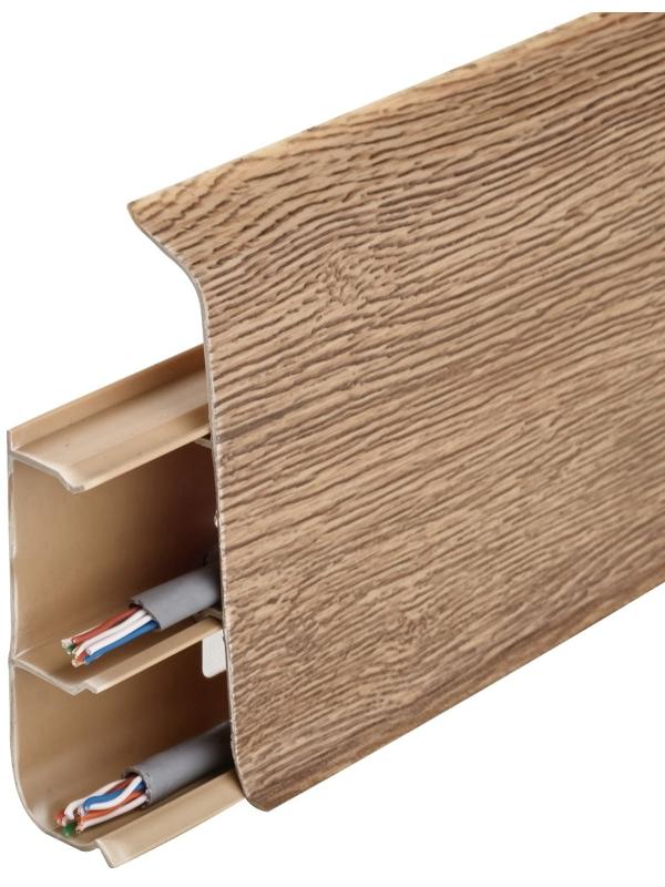 Плинтус напольный 70мм 2,2м 