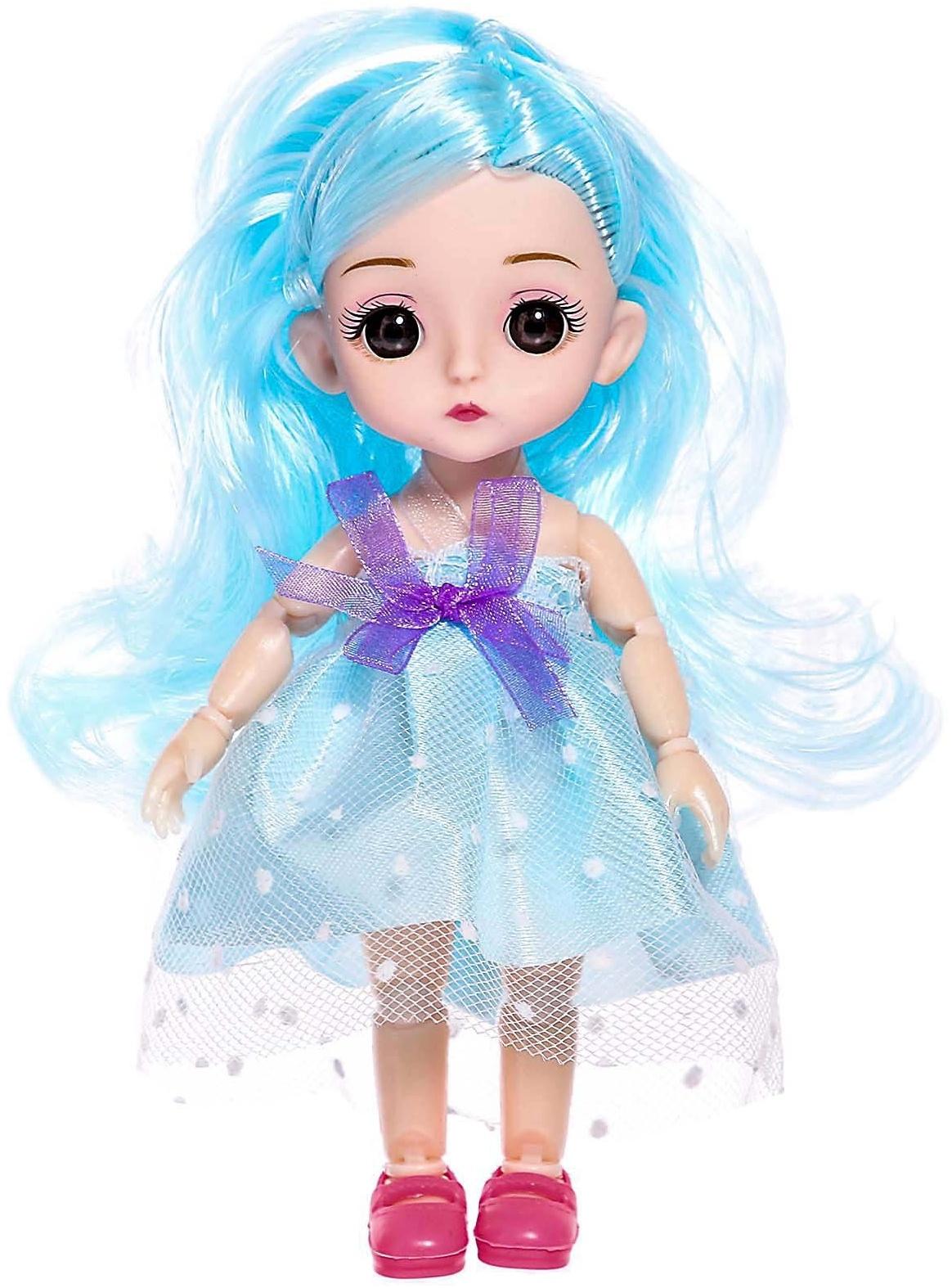 Кукла модная шарнирная «Эмма» в платье, МИКС