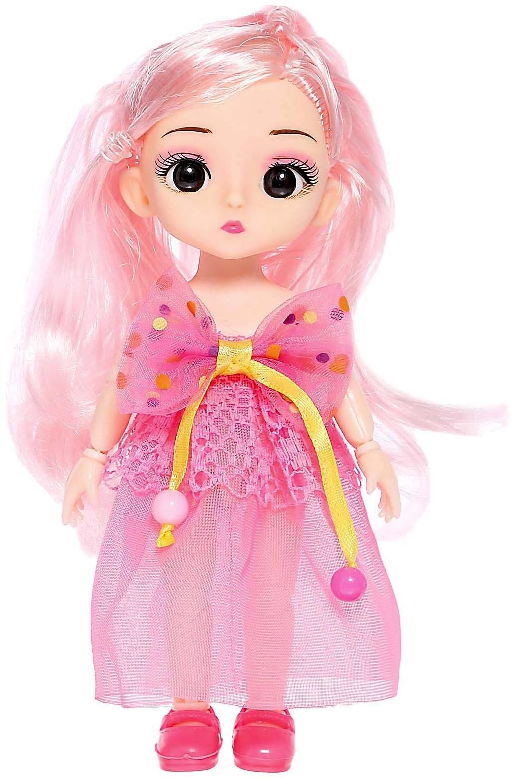 Кукла модная шарнирная «Эмма» в платье, МИКС