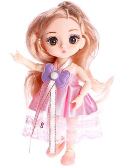 Кукла модная шарнирная «Эмма» в платье, МИКС
