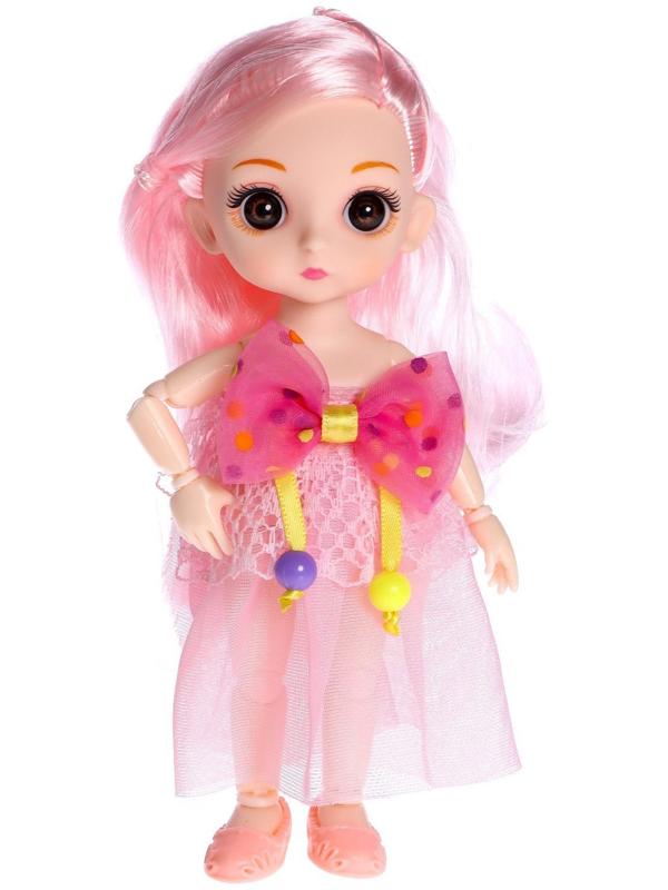 Кукла модная шарнирная «Эмма» в платье, МИКС