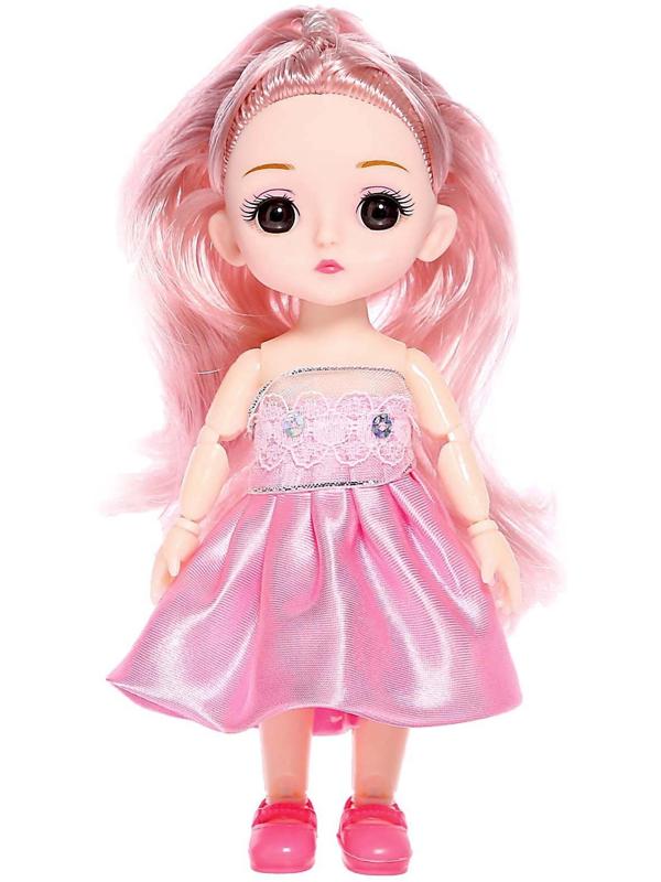 Кукла модная шарнирная «Эмма» в платье, МИКС