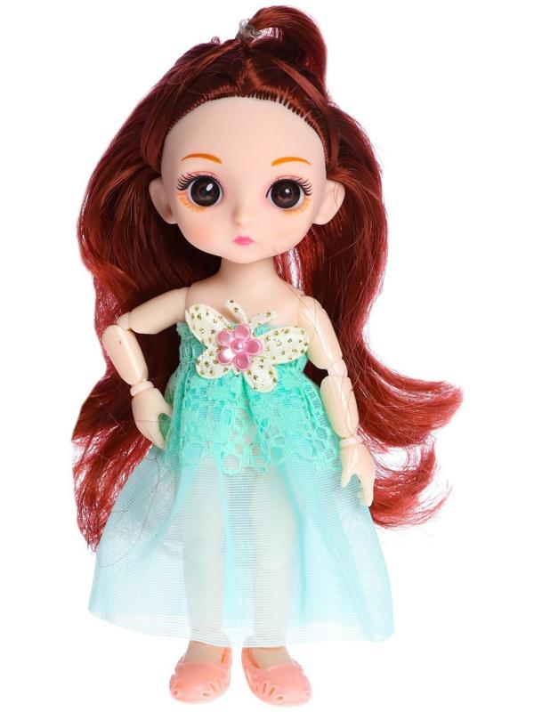 Кукла модная шарнирная «Эмма» в платье, МИКС
