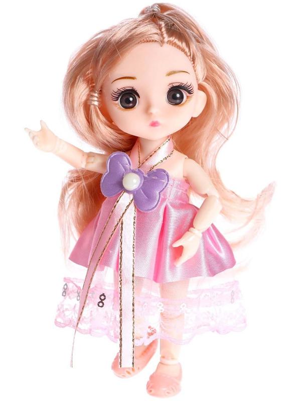 Кукла модная шарнирная «Эмма» в платье, МИКС