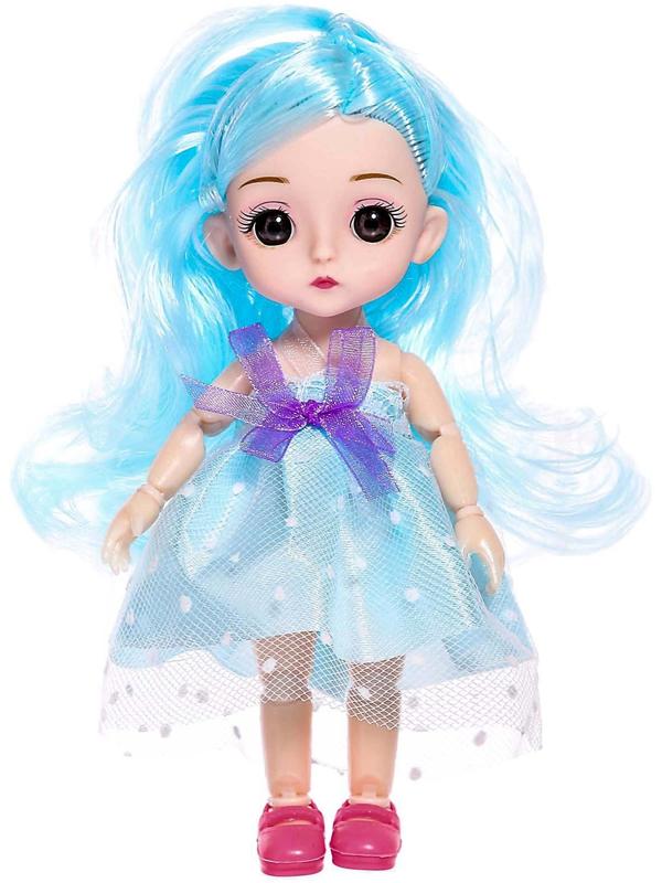 Кукла модная шарнирная «Эмма» в платье, МИКС