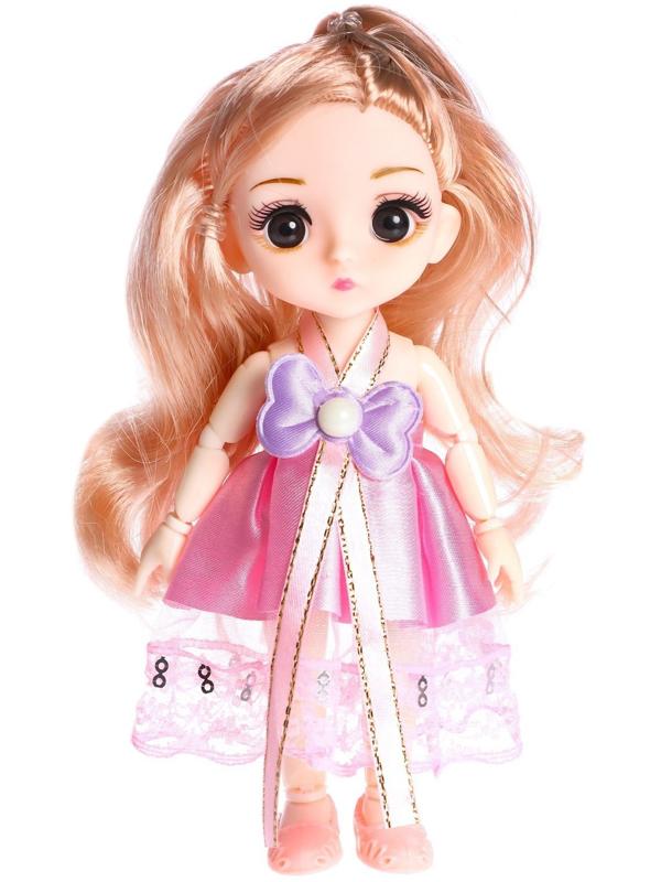 Кукла модная шарнирная «Эмма» в платье, МИКС