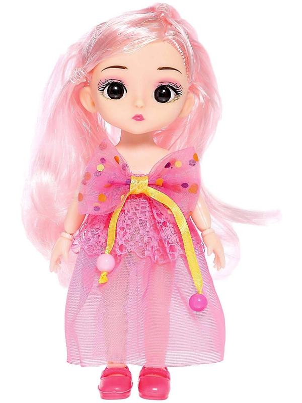Кукла модная шарнирная «Эмма» в платье, МИКС