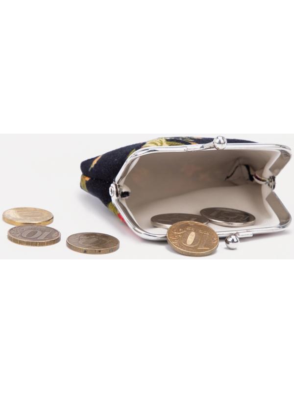 Кошелёк на фермуаре, цвет чёрный