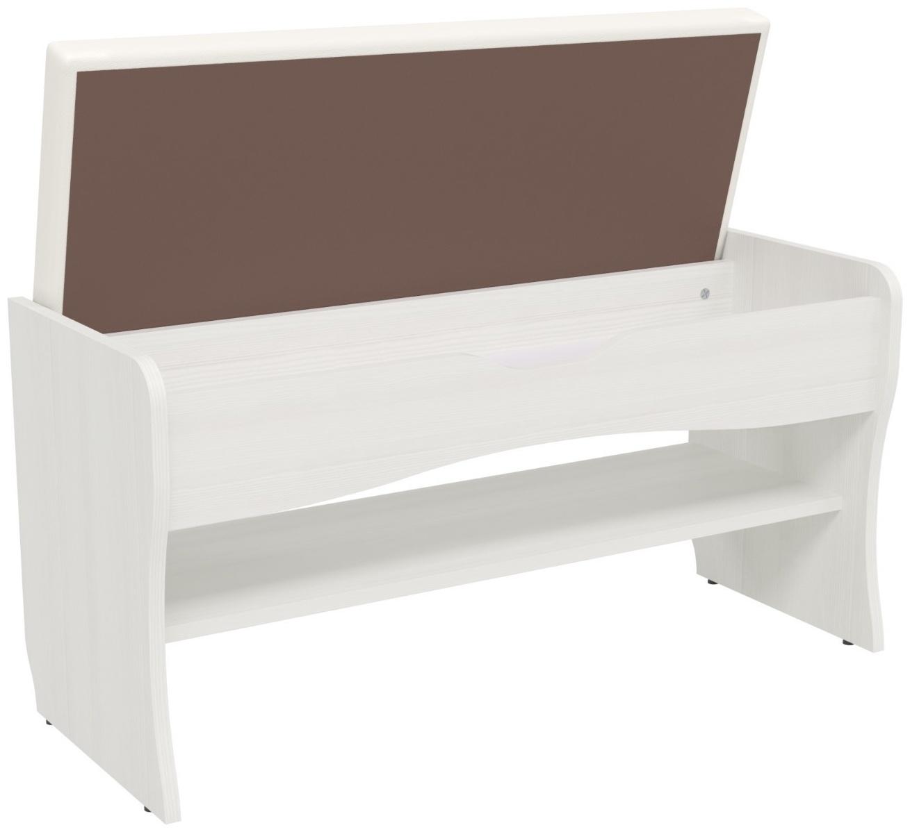 Банкетка Фьюжен, 900х370х470, Рамух белый