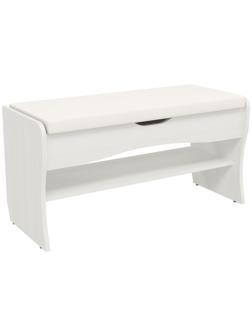 Банкетка Фьюжен, 900х370х470, Рамух белый