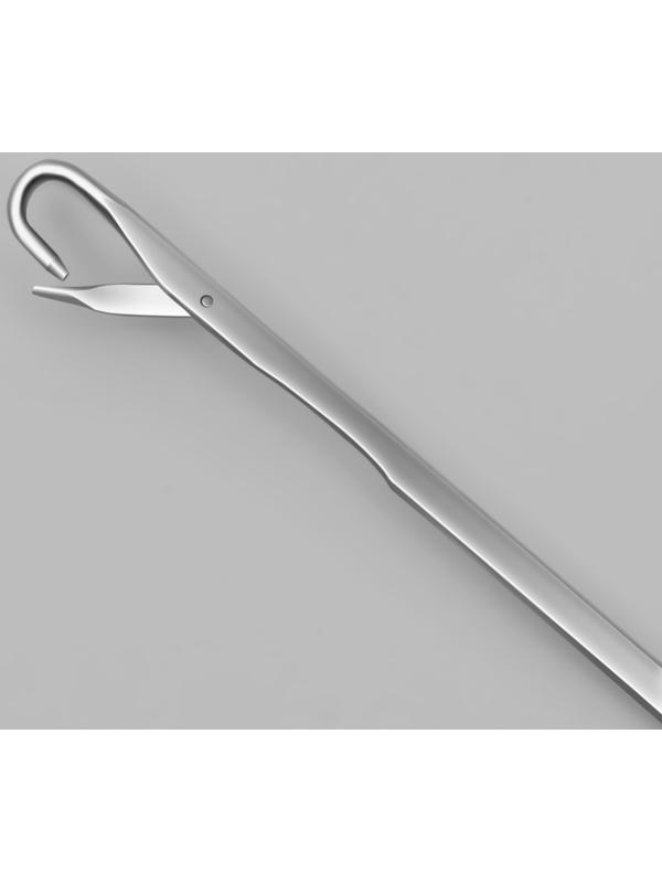 Крючок для мастера, 16 см, цвет розовый/зелёный